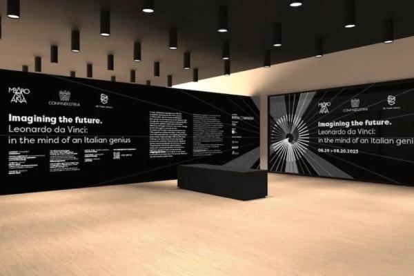 Illuminazione custom Mostra Leonardo Da Vinci - Washington D.C.